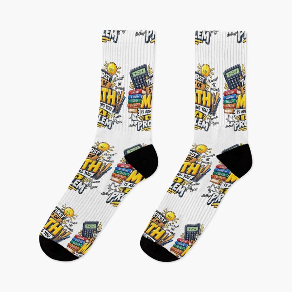 Item preview, The First Step of Math Is Admitting You Have a Problem Funny Math Teacher Student Humor designed and sold by 76Valeria.
