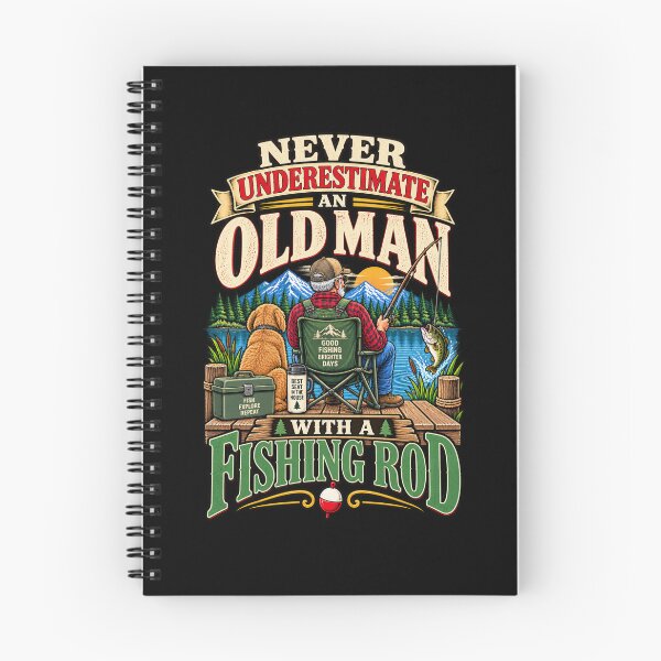 Item preview, Never Underestimate An Old Man With A Fishing Rod .. Funny Fisherman Gift designed and sold by Ridaelb.