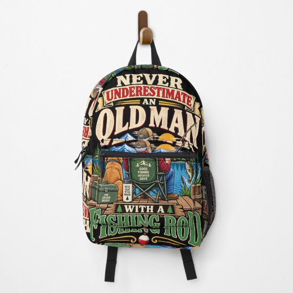 Item preview, Never Underestimate An Old Man With A Fishing Rod .. Funny Fisherman Gift designed and sold by Ridaelb.