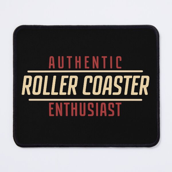 Item preview, Authentic Roller Coaster Enthusiast – Minimalist Coaster Culture Typography designed and sold by Coaster Culture Industries.