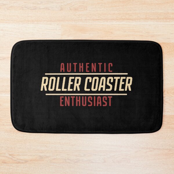 Item preview, Authentic Roller Coaster Enthusiast – Minimalist Coaster Culture Typography designed and sold by Coaster Culture Industries.