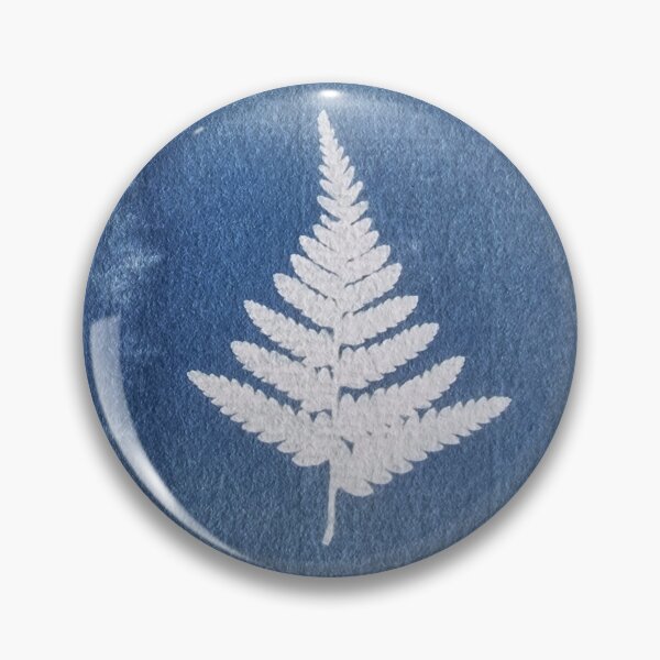 Item preview, Cyanotype Fern Botanical Print - Prussian Blue Nature Art designed and sold by Skayana.