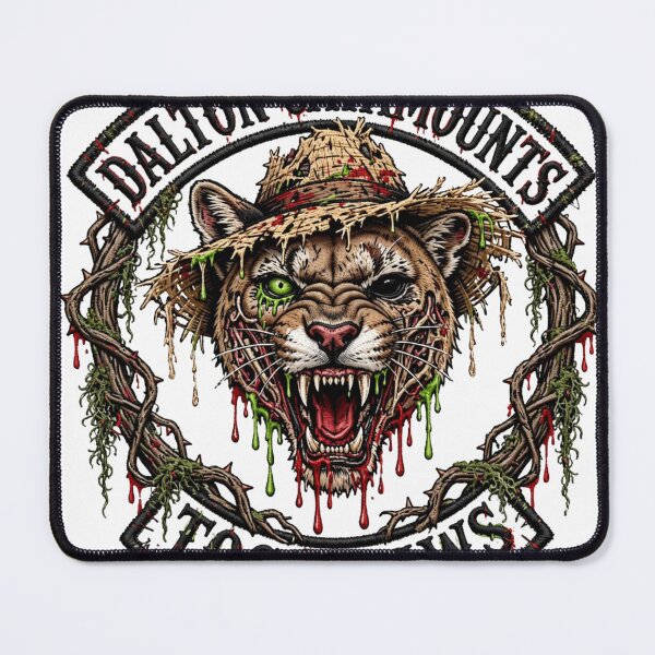 Item preview, Dalton Catamounts Zombie Cougar | Biker Patch Horror Graphic designed and sold by TOCOCLAWS.