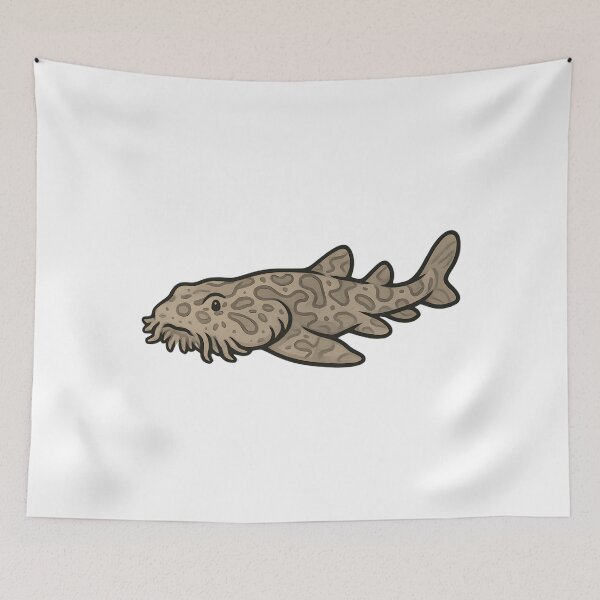 Item preview, Wobbegong Shark Camouflage Carpet Shark Vinyl designed and sold by RomaineEsposito.