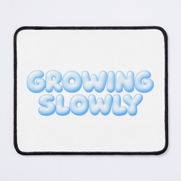 Item preview, Growing Slowly Pastel Bubble Text designed and sold by Inkworksbyshery.