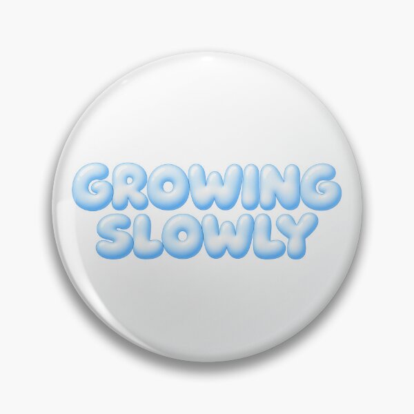 Item preview, Growing Slowly Pastel Bubble Text designed and sold by Inkworksbyshery.