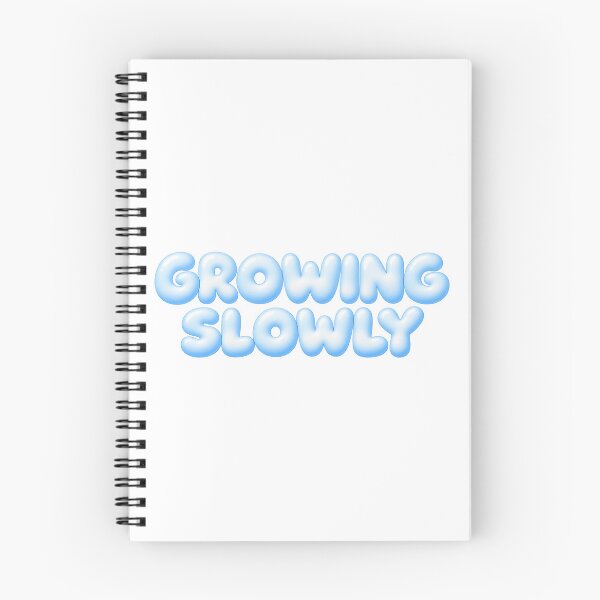 Item preview, Growing Slowly Pastel Bubble Text designed and sold by Inkworksbyshery.