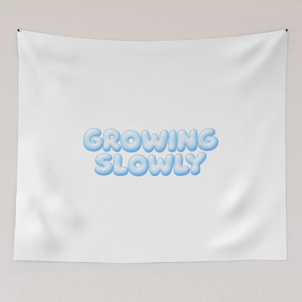 Item preview, Growing Slowly Pastel Bubble Text designed and sold by Inkworksbyshery.