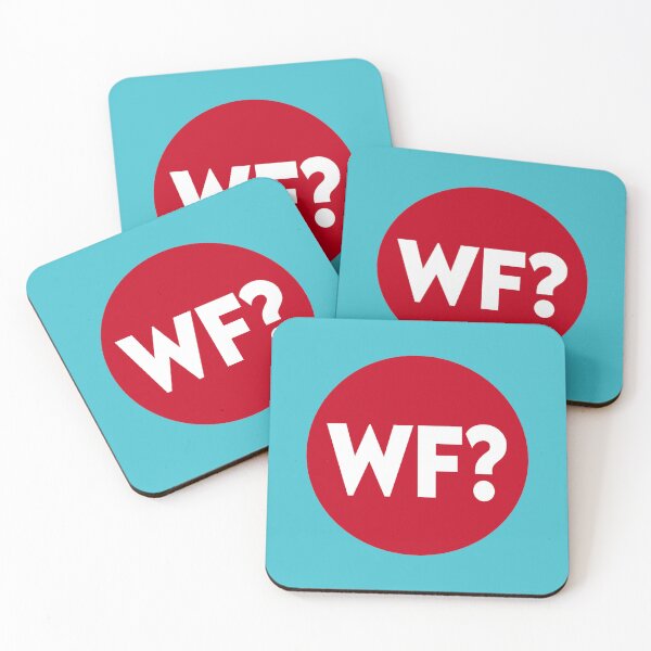 Item preview, The Why Files WF? Logo Merchandise Fan Art Original Custom Band Tee Unique Poster Wall Art designed and sold by Cool Robot Bro..