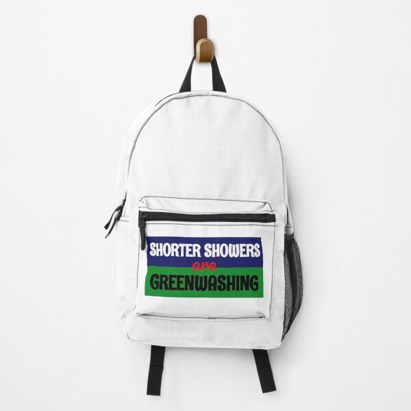 Item preview,  Shorter Showers Are Greenwashing Funny Quote designed and sold by Horningamere.
