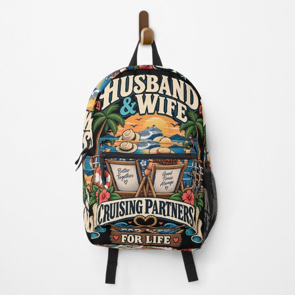 Item preview, Husband & Wife Cruising Partners For Life .. Cruise Couple Gift designed and sold by Ridaelb.