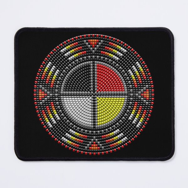 Item preview, NATIVE BEADED MEDALLION (B) 17 designed and sold by Garden Of Nightmares.