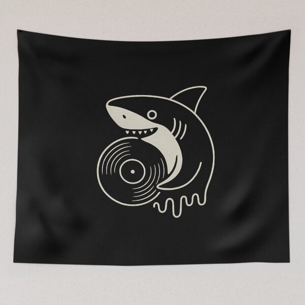 Item preview, Vinyl Shark Splash Italian Brainrot designed and sold by RomaineEsposito.
