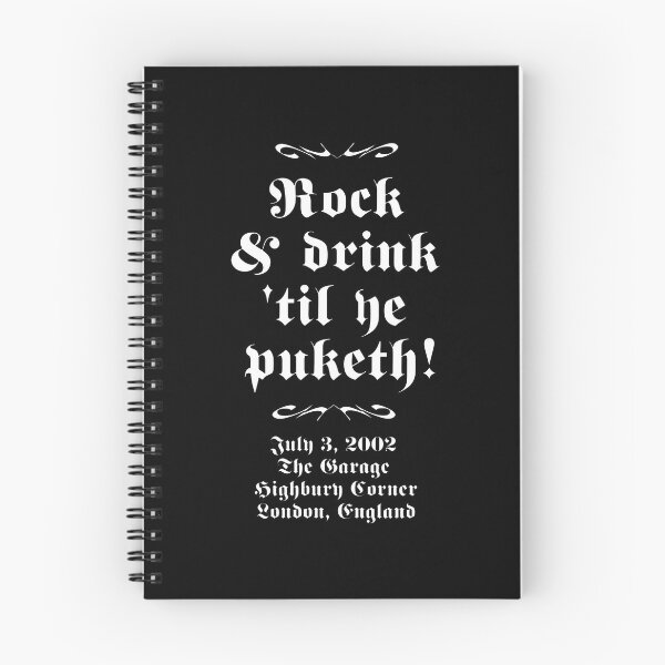 Item preview, The Garage Highbury Corner - July 3 2002 - Rock And Drink Til Ye Puketh designed and sold by lightylegal.