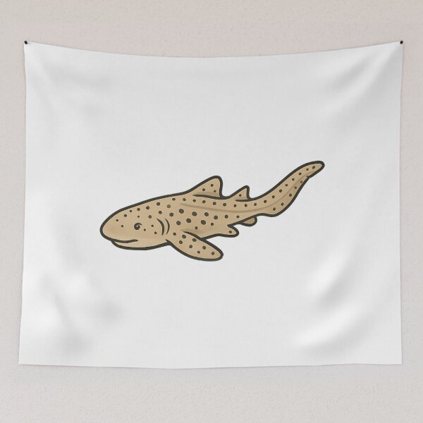Item preview, Zebra Shark Spotted Coral Reef Vinyl designed and sold by RomaineEsposito.