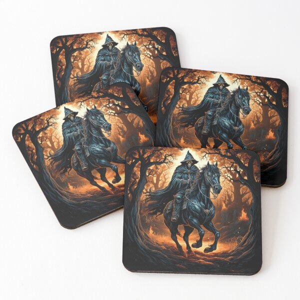Item preview, Paseos en la Parca de Halloween al atardecer designed and sold by RowanGraphics.