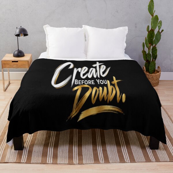 Item preview, Create Before You Doubt  Motivational Creative Mindset Quote designed and sold by v6ziix.