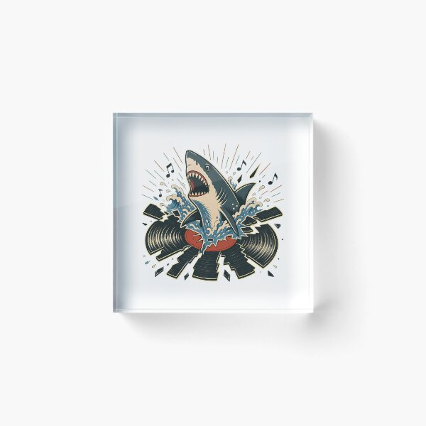 Item preview, Shark Vinyl designed and sold by RomaineEsposito.