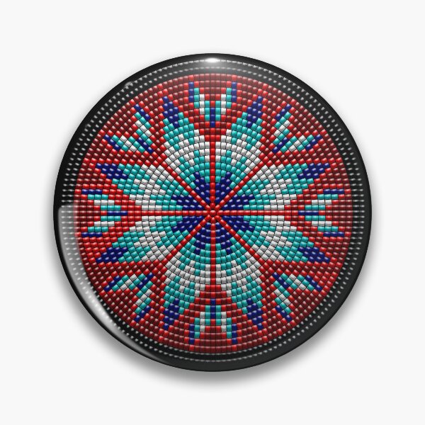 Item preview, NATIVE BEADED MEDALLION (B) 16 designed and sold by Garden Of Nightmares.