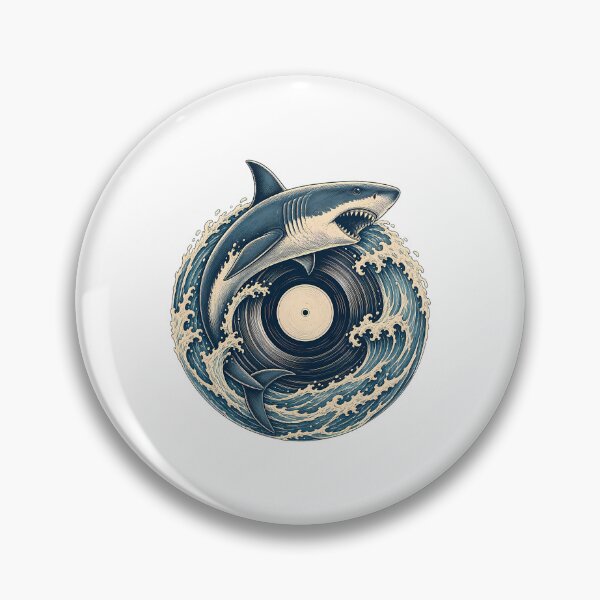 Item preview, Shark Vinyl designed and sold by RomaineEsposito.