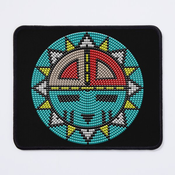 Item preview, NATIVE BEADED MEDALLION (B) 15 designed and sold by Garden Of Nightmares.