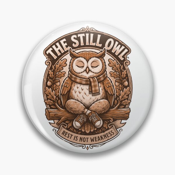 Item preview, Still Owl Rest Mascot Print designed and sold by NullSpacePrints.