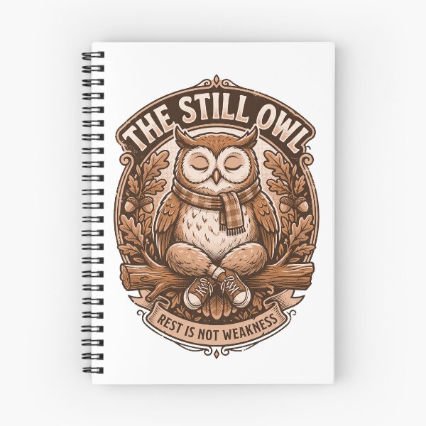 Item preview, Still Owl Rest Mascot Print designed and sold by NullSpacePrints.