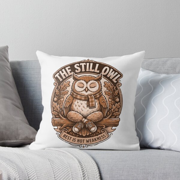 Item preview, Still Owl Rest Mascot Print designed and sold by NullSpacePrints.