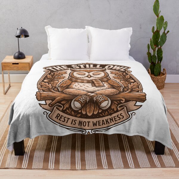 Item preview, Still Owl Rest Mascot Print designed and sold by NullSpacePrints.