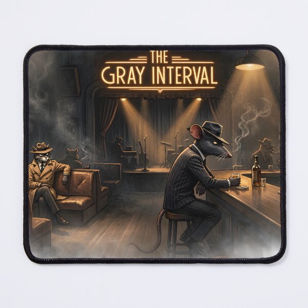 Item preview, The Gray Interval Jazz Club - The Gathering Noir Concept Art designed and sold by ThegrayInterval.