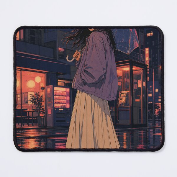 Item preview, Raindrops and City Lights Japanese Street Aesthetic designed and sold by vekotpu.