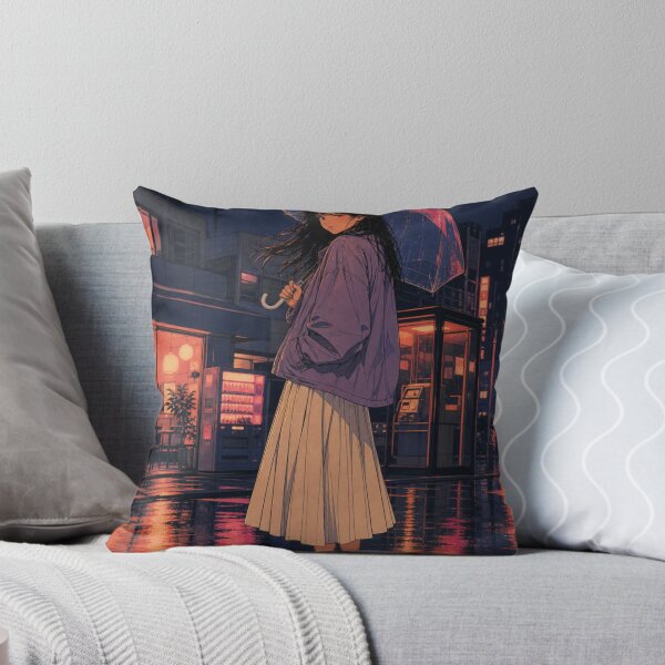 Item preview, Raindrops and City Lights Japanese Street Aesthetic designed and sold by vekotpu.