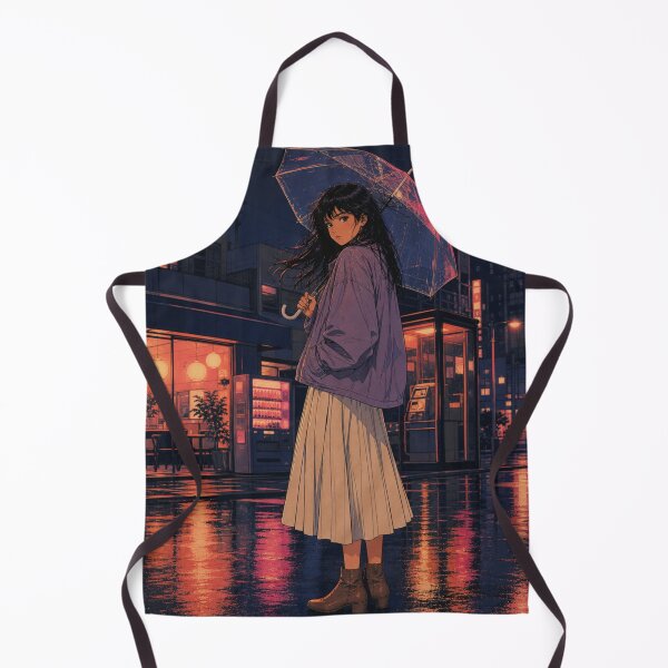 Item preview, Raindrops and City Lights Japanese Street Aesthetic designed and sold by vekotpu.