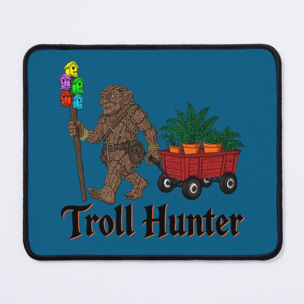 Item preview, Wooden Forest Troll Hunter Plant Wagon PNW Cryptid Gift designed and sold by Urban Muse And Sultry Hues.
