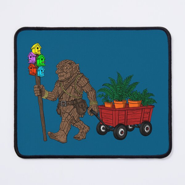 Item preview, Wooden Forest Troll Hunter Plant Wagon PNW Cryptid Gift designed and sold by Urban Muse And Sultry Hues.