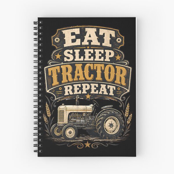 Item preview, Eat Sleep Tractor Repeat Funny Vintage Farm designed and sold by CalmDownZone ⭐️⭐️⭐️⭐️⭐️.