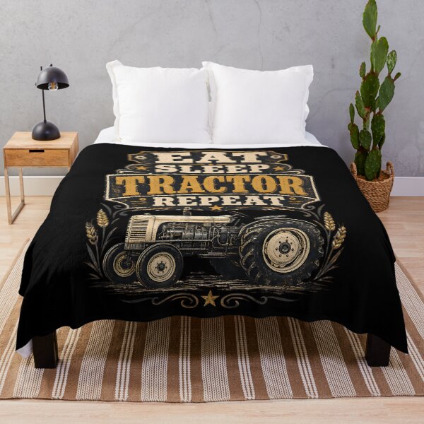 Item preview, Eat Sleep Tractor Repeat Funny Vintage Farm designed and sold by CalmDownZone ⭐️⭐️⭐️⭐️⭐️.
