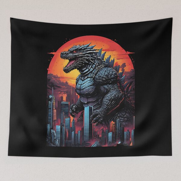 Item preview, Godzilla In The City designed and sold by RomaineEsposito.