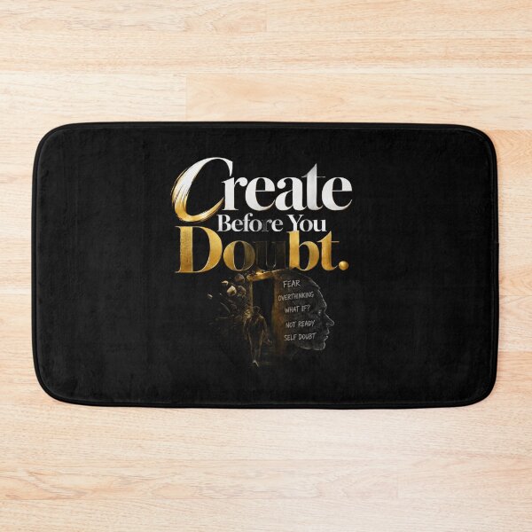 Item preview, Create Before You Doubt – Motivational Creative Mindset Quote designed and sold by v6ziix.