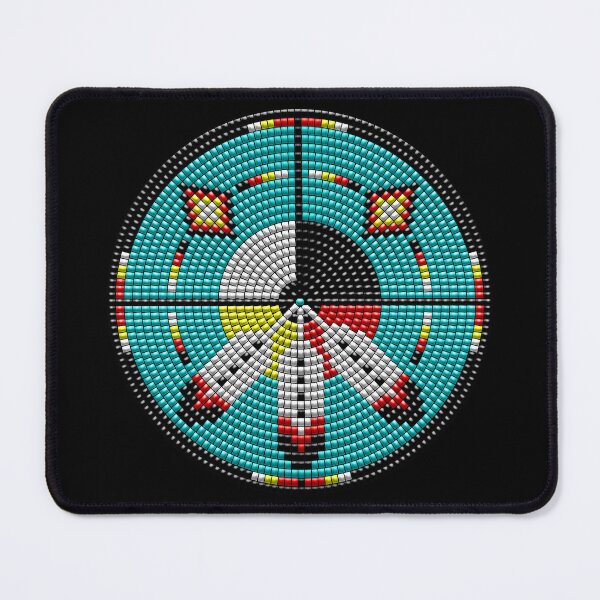 Item preview, NATIVE BEADED MEDALLION (B) 12 designed and sold by Garden Of Nightmares.