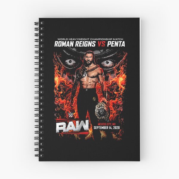 Item preview, Roman Reigns - Penta - World Heavyweight Championship Match - Monday Night Raw - Mexico City designed and sold by lightylegal.