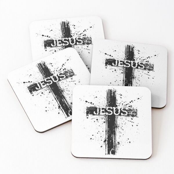 Item preview, Jesus Cross Paint Splatter designed and sold by TeachersCubby.