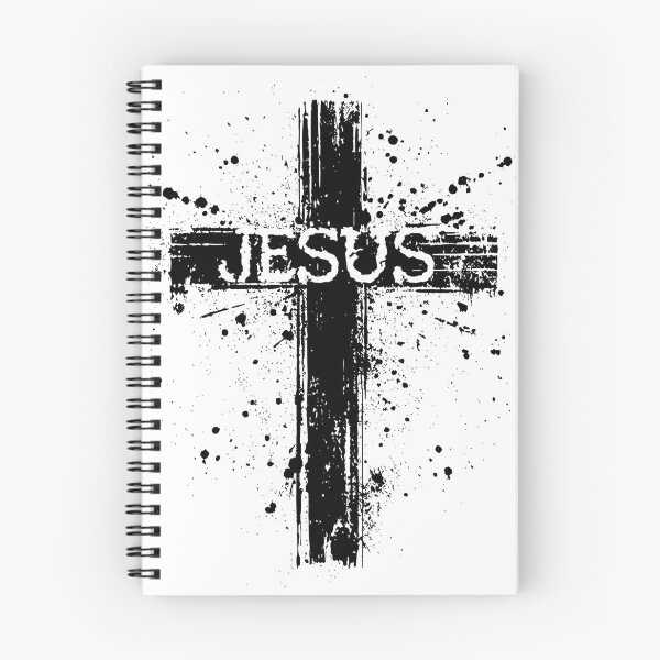 Item preview, Jesus Cross Paint Splatter designed and sold by TeachersCubby.
