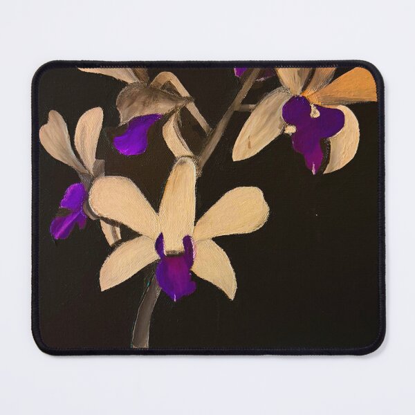 Item preview, Black and White Purple Orchids designed and sold by Art-by-Cucullu.