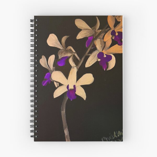 Item preview, Black and White Purple Orchids designed and sold by Art-by-Cucullu.