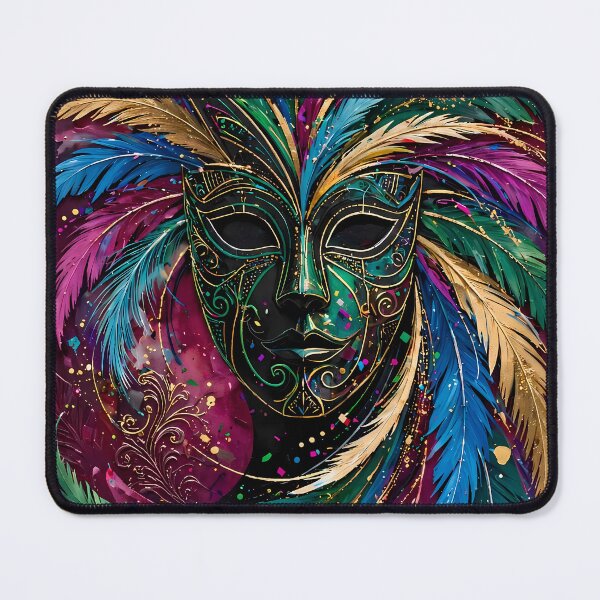 Item preview, Carnival Tribal Mask Feather Headdress Art designed and sold by Legend Has It.