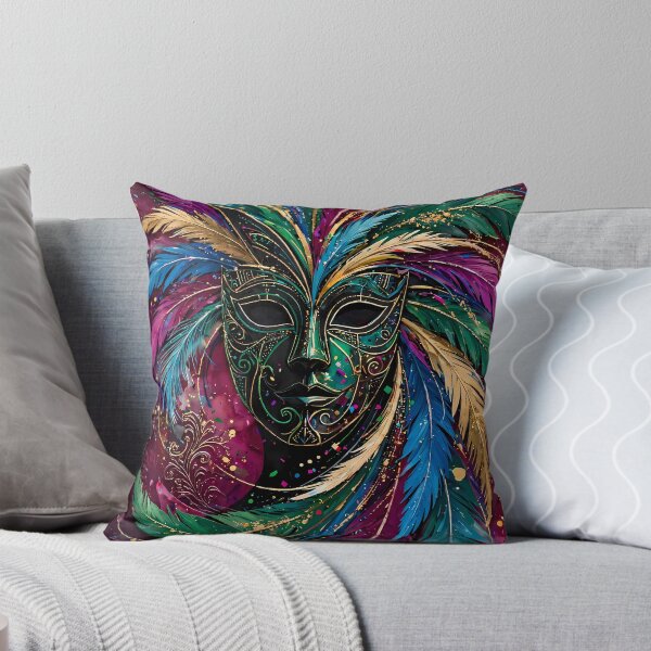 Item preview, Carnival Tribal Mask Feather Headdress Art designed and sold by Legend Has It.