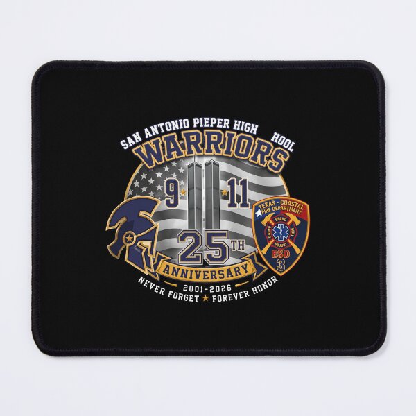 Item preview, San Antonio Pieper High School Warriors - 25th Anniversary 9 11 2001-2026 - Never Forget Forever Honor designed and sold by lightylegal.