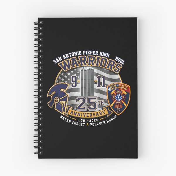 Item preview, San Antonio Pieper High School Warriors - 25th Anniversary 9 11 2001-2026 - Never Forget Forever Honor designed and sold by lightylegal.