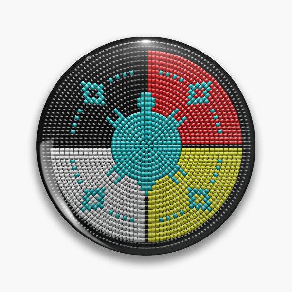 Item preview, NATIVE BEADED MEDALLION (B) 11 designed and sold by Garden Of Nightmares.
